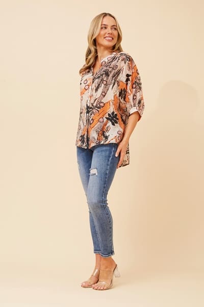 Aspen Top - Orange Forest - Image 3