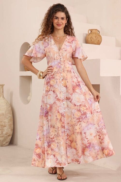 Floral Artistry Maxi