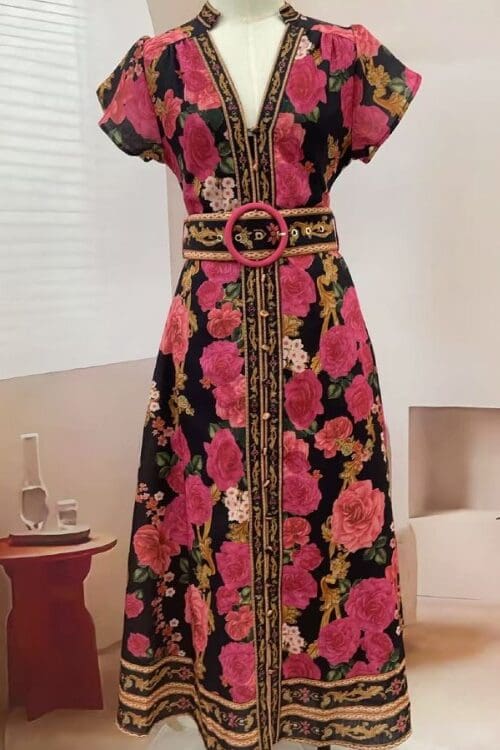 Katerina Maxi - Pink Floral