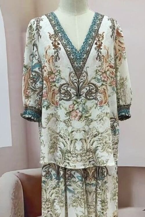 Meridian Mist Crystal Blouse