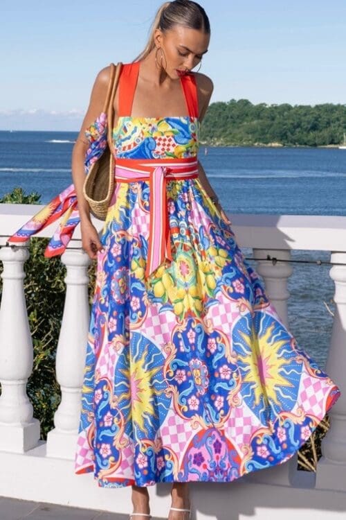 Sicily Sleeveless Maxi