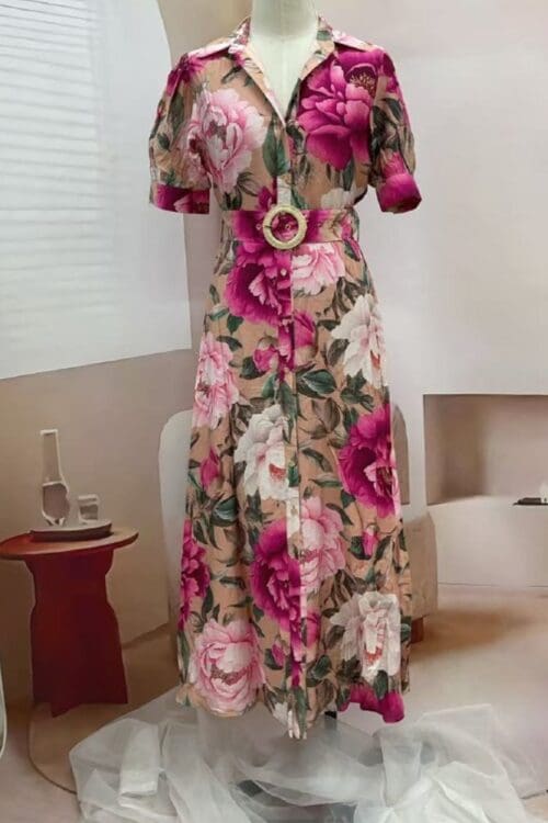 Eternal Rose Shirt Maxi