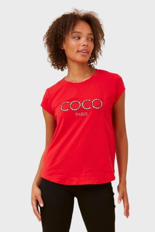 Coco Paris Tee – Red