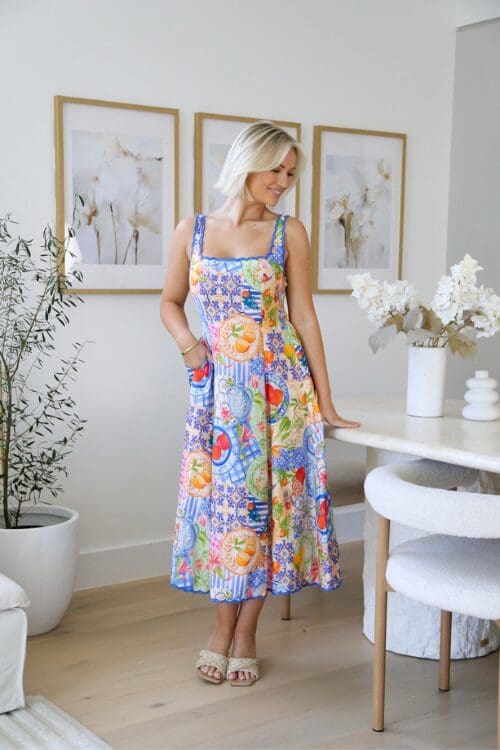 Amalfi Picnic Scallop Maxi