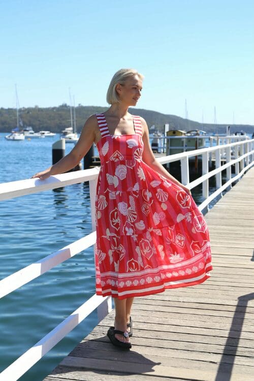 Coastal Candy Sleeveless Maxi