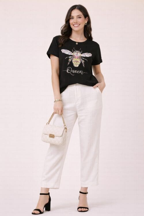 Queen Bee Tee - Black