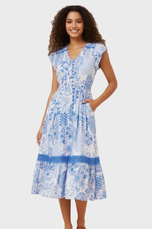 Kieran Midi - Boho Blue