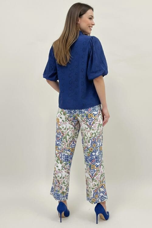 Margot Blouse - Navy - Image 3