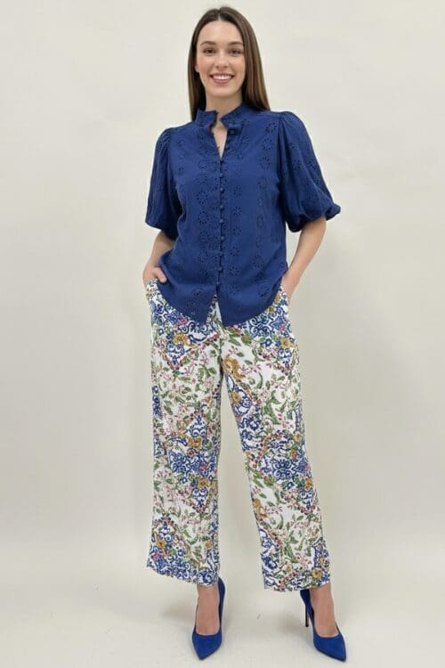 Margot Blouse - Navy - Image 2