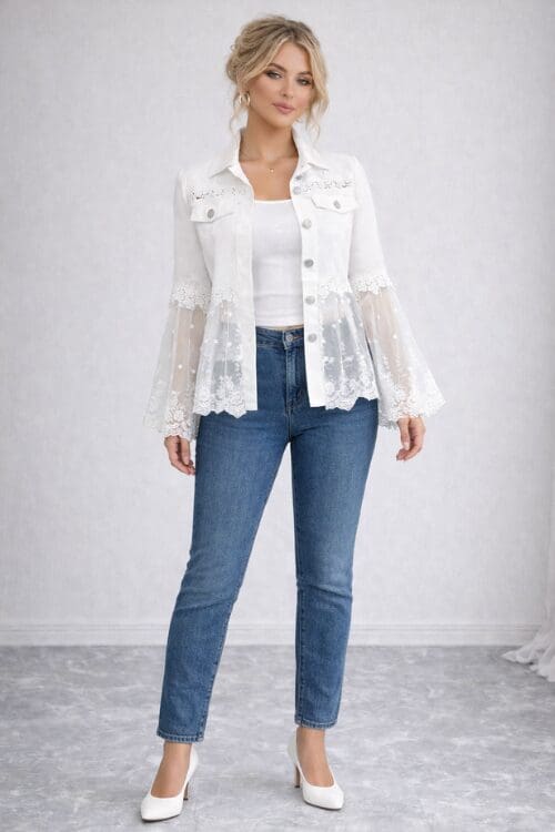 Melyssa Jacket - White