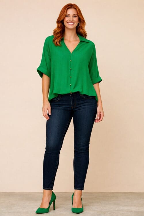 Ryanna Blouse - Green