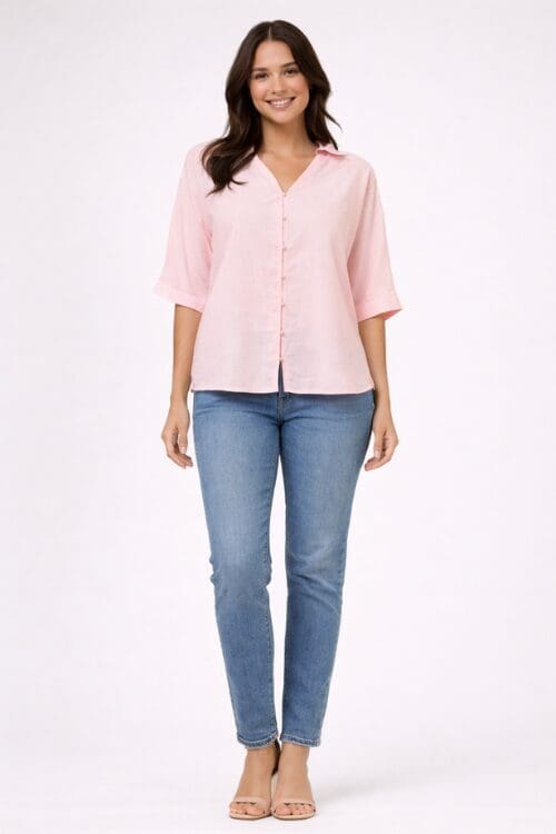 Ryanna Blouse - Pink