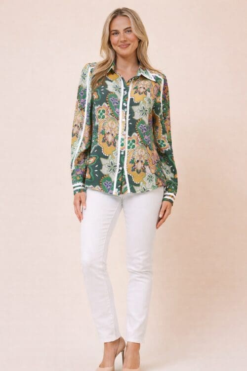 Cadia Blouse - Green