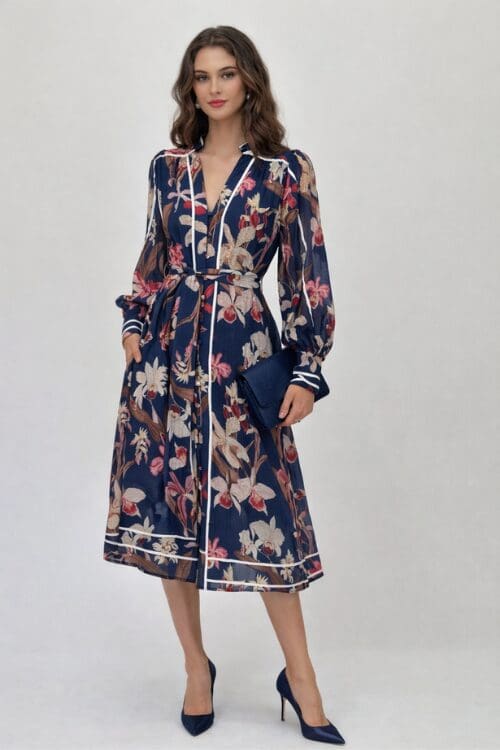 Lyndal Maxi - Navy