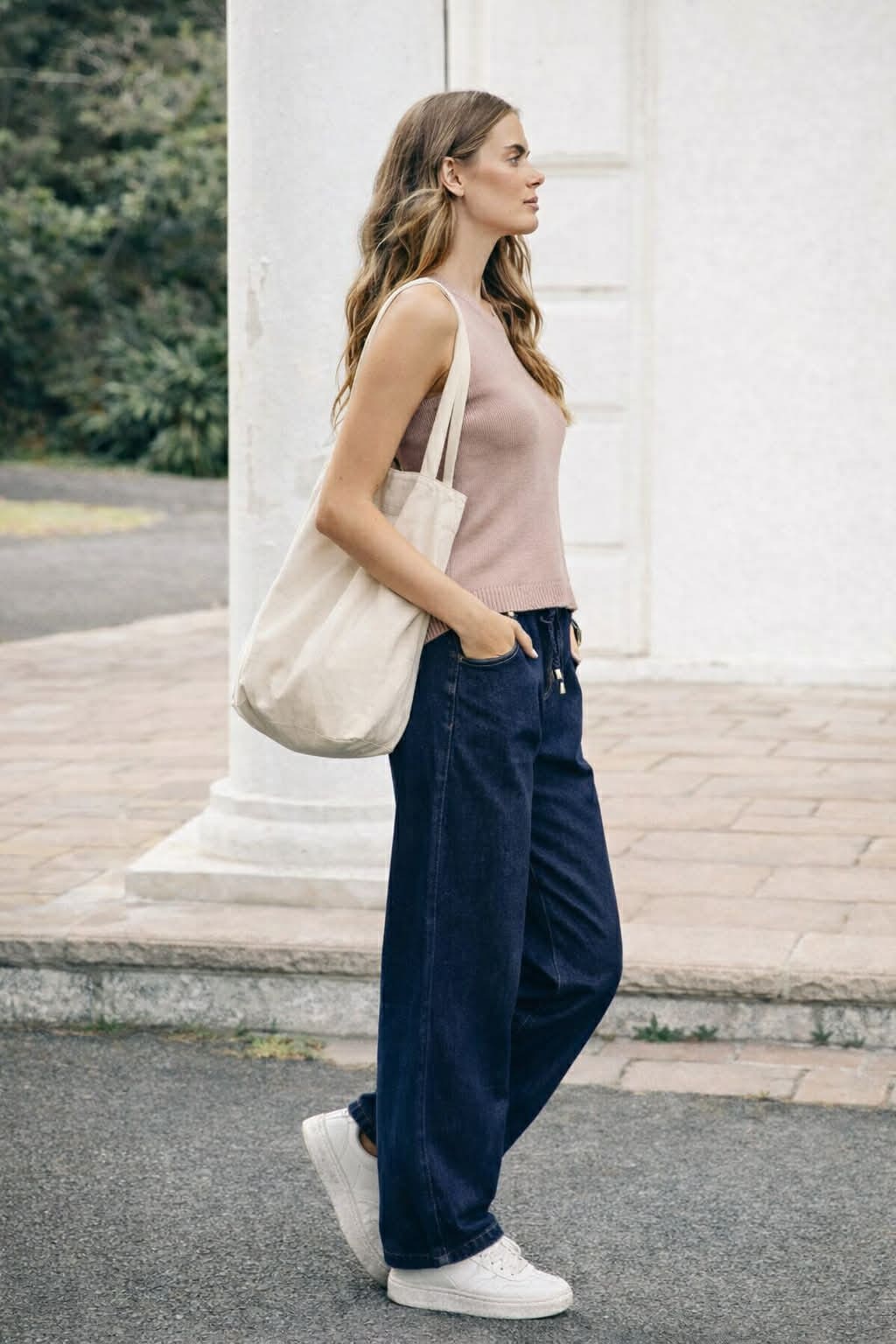 Lotti Knit Cami - Mocha - Image 3