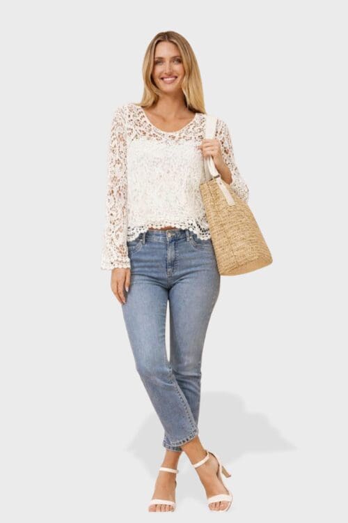 Sorelle Blouse - White