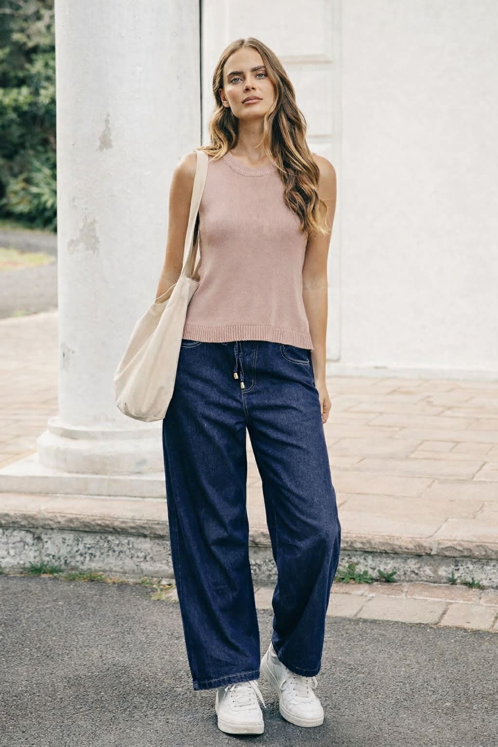 Lotti Knit Cami - Mocha - Image 4